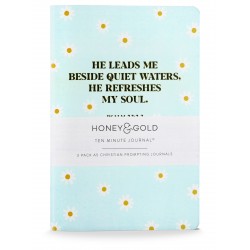 Honey & Gold - Ten Minute Journal Psalms Collection (pack of 3)