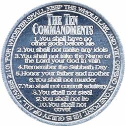 Ten Commandments COIN (pack of 50)