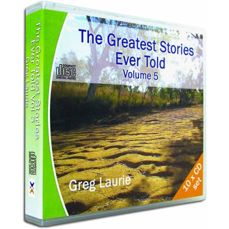 The Greatest Stories Ever Told Vol 5 (Greg Laurie) AUDIO CD SET (10 discs)