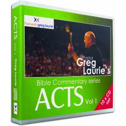 Bible Commentary ACTS Vol 1 (Greg Laurie) AUDIO CD SET (10 discs)
