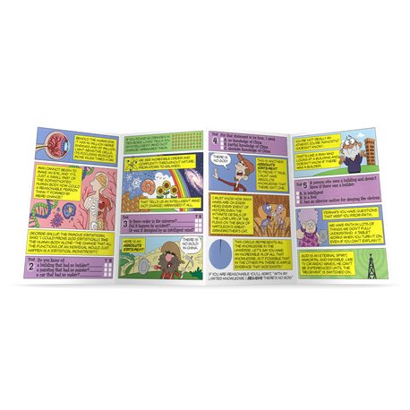The Athiest Test COMIC GOSPEL TRACTS (Pack of 100)