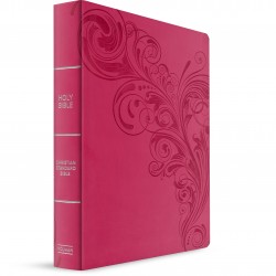 CSB Super Giant Print Indexed Reference Bible (Pink)