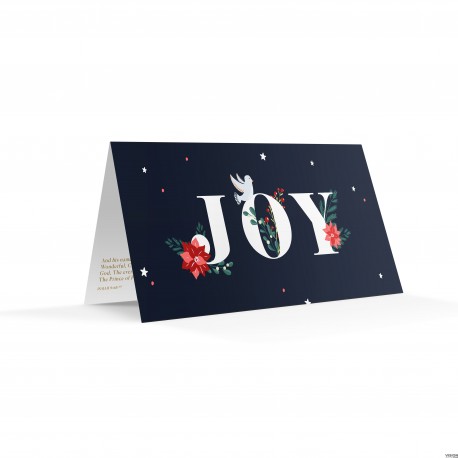 Joy Christmas Card (10 pack with envelopes)