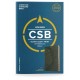 CSB Super Giant Print Indexed Reference Bible (Leather Touch Charcoal)