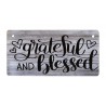 Grateful and Blessed WOODEN PLAQUE
