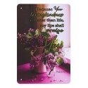 My Lips Shall Praise You - Psalm 63:3 METAL PLAQUE